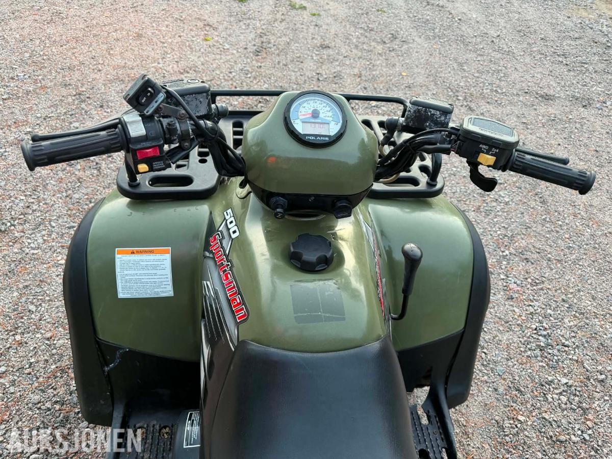 2004 Polaris Big boss 500 6X6 ATV VINSJ HENGERFESTE