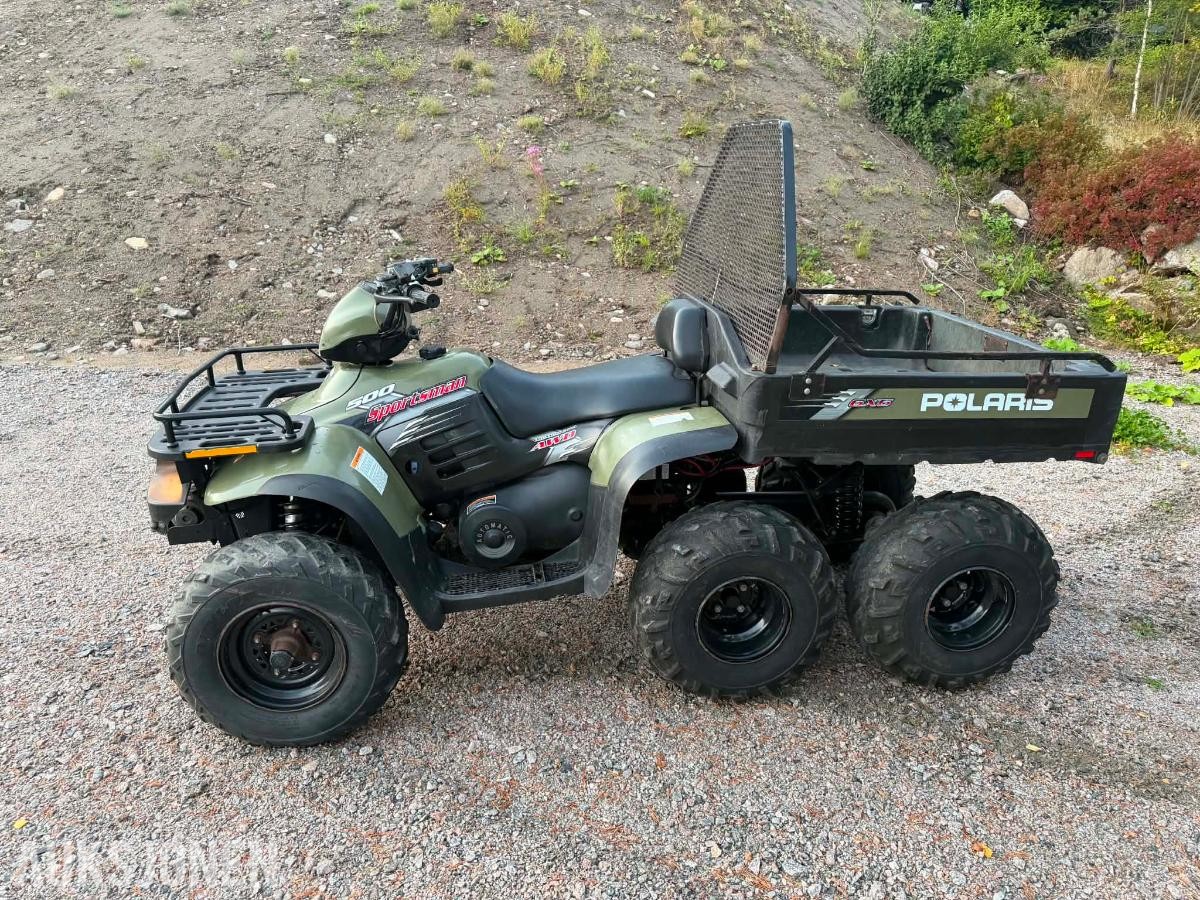 2004 Polaris Big boss 500 6X6 ATV VINSJ HENGERFESTE