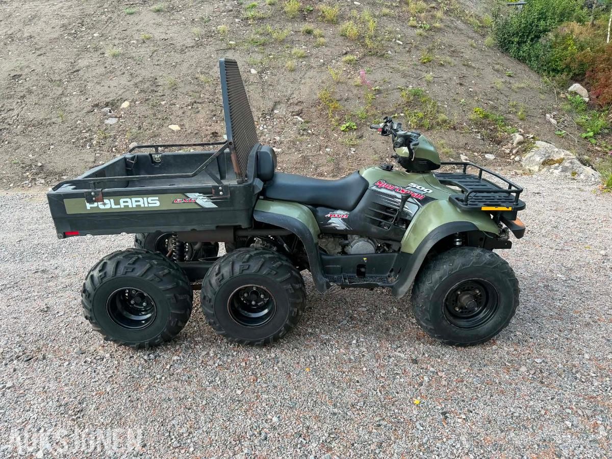 2004 Polaris Big boss 500 6X6 ATV VINSJ HENGERFESTE