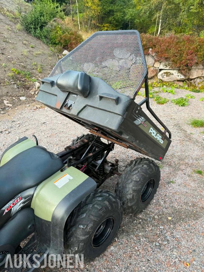 2004 Polaris Big boss 500 6X6 ATV VINSJ HENGERFESTE