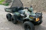 2004 Polaris Big boss 500 6X6 ATV VINSJ HENGERFESTE