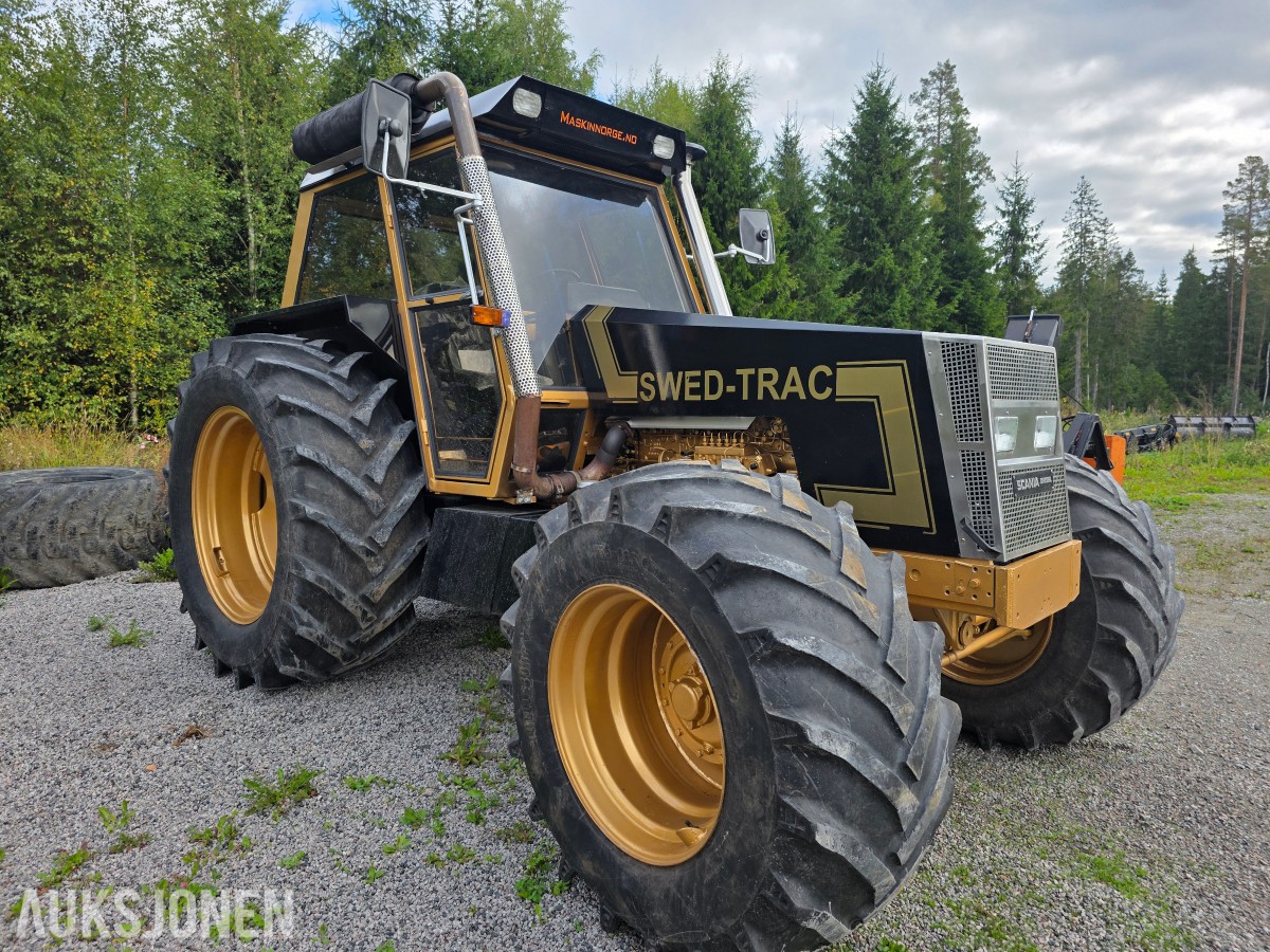 1982 Swed-Trac traktor ST 1674-10 samlerobjekt med 6-sylindret Scania diesel motor