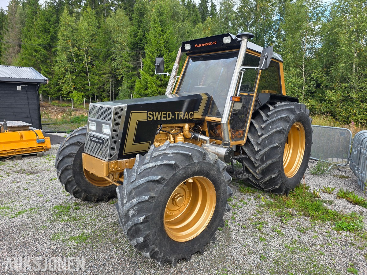 1982 Swed-Trac traktor ST 1674-10 samlerobjekt med 6-sylindret Scania diesel motor