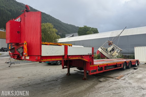 2012 Kel-Berg maskintralle, 3 aksler, WABCO EBS - 45000 kg
