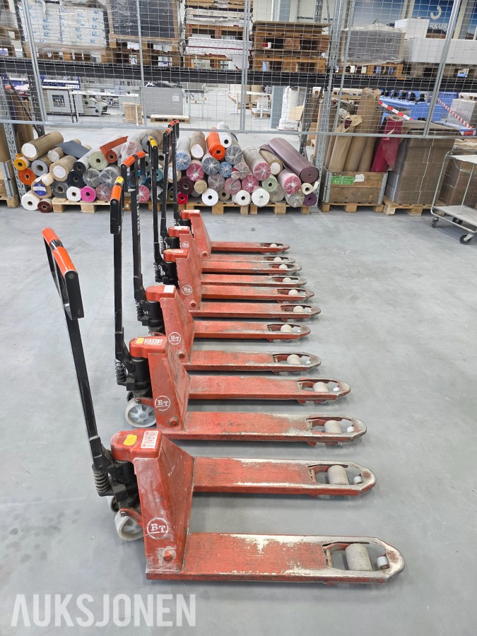 6 stk BT Quick lifters Jekketraller