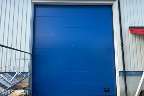 Ryterna industri-/garasjeport 4000 x 4480 mm - Marantec portmotor - Skadd/demontert - CE-merkt