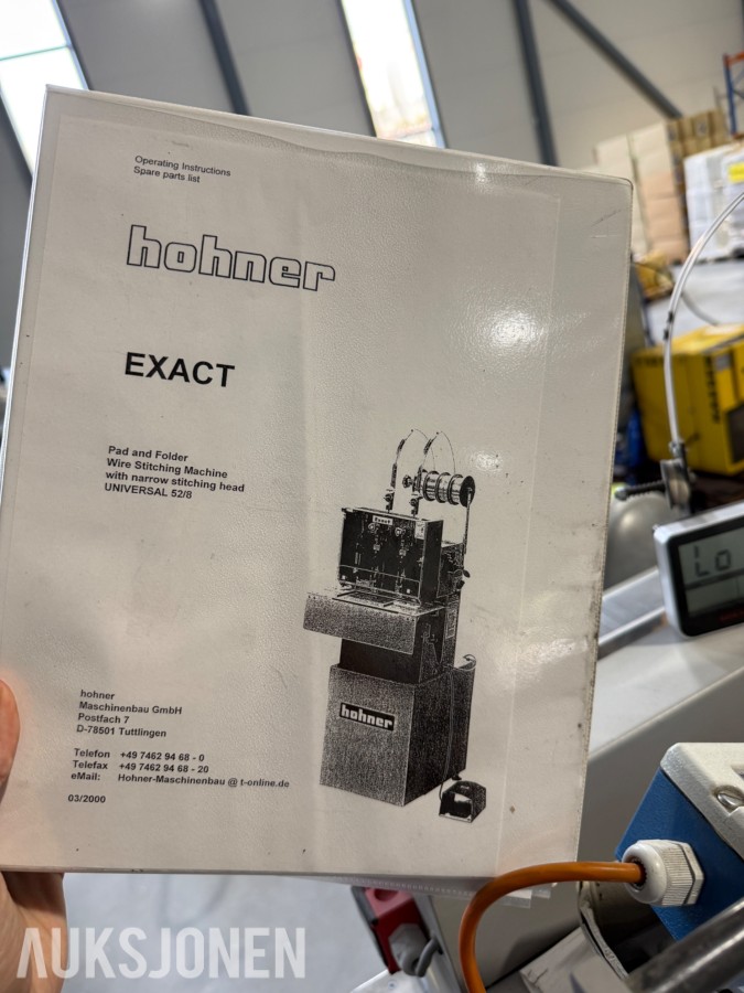 Hohner Exact Trådstiftemaskin