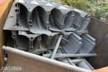 GMM Krokcontainer full av Mini-Guard veihindring