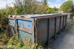 GMM Krokcontainer full av Mini-Guard veihindring