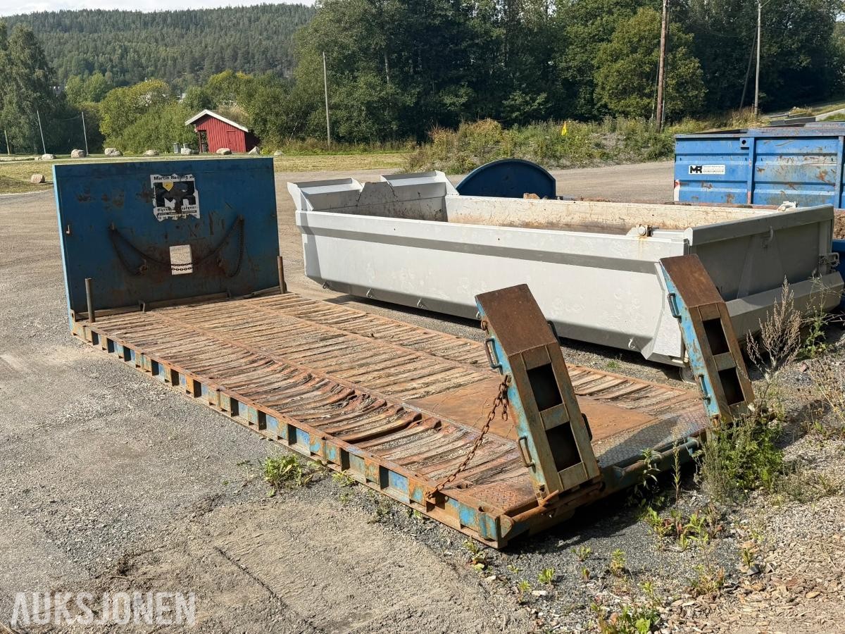 Maskinflak med kjørelemmer - 6,5 meter