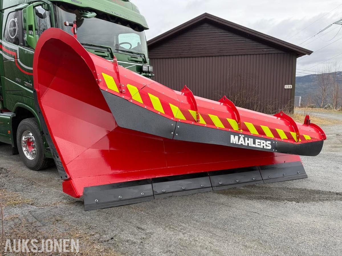 2023 Mahlers DPF diagonal plog - 3,70m - Nytt slitestål