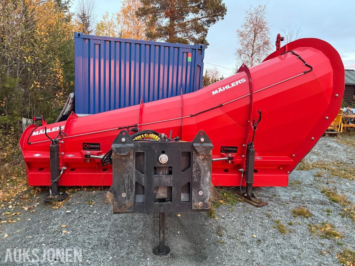 2023 Mahlers DPF diagonal plog - 3,70m - Nytt slitestål