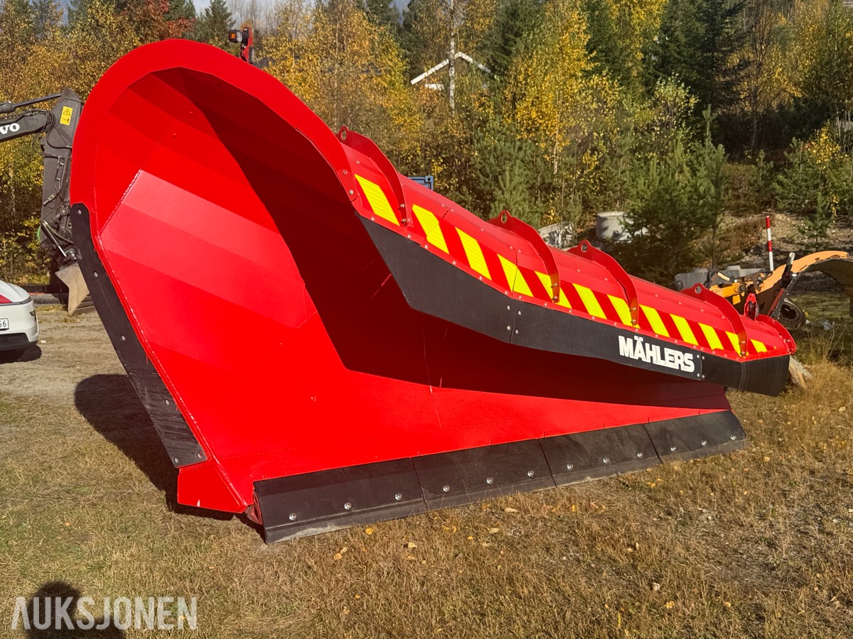 2023 Mahlers DPF diagonal plog - 3,70m - Nytt slitestål