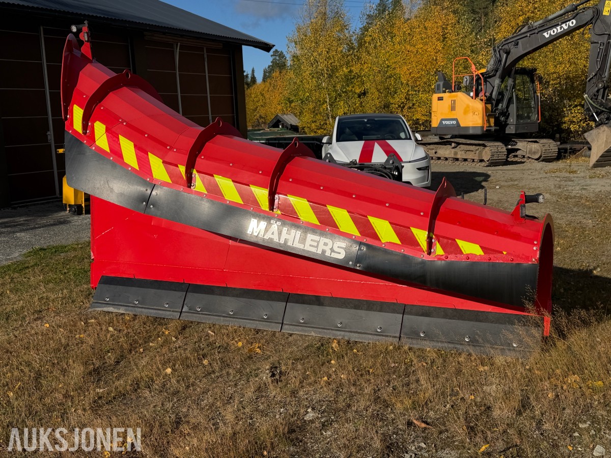 2023 Mahlers DPF diagonal plog - 3,70m - Nytt slitestål
