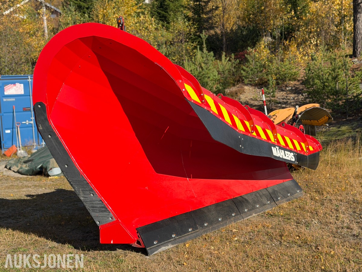 2023 Mahlers DPF diagonal plog - 3,70m - Nytt slitestål