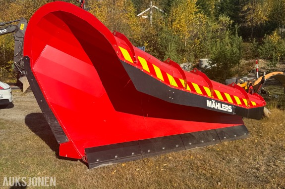 2023 Mahlers DPF diagonal plog - 3,70m - Nytt slitestål