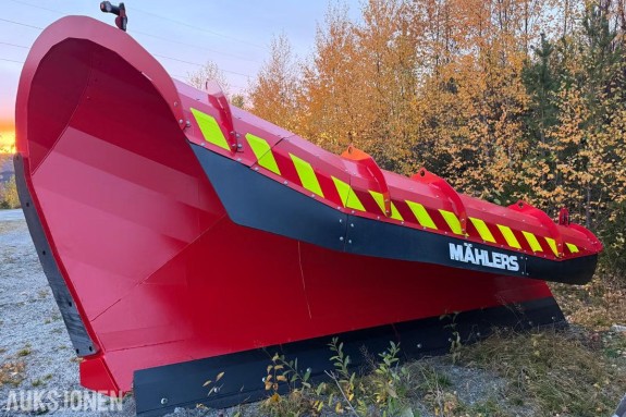 2023 Mahlers DPF diagonal plog - 3,70m - Nytt slitestål