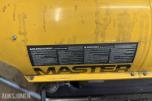 2010 Master BV 110 E indirekte fyrt byggvarmer - 33 kW - diesel eller parafin - 1800 kubikkmeter per time - 230 V