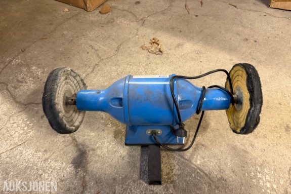 HBM 200 Profi benkpolermaskin - 750 W - 200 mm polerskiver - 2950 omdreininger per minutt - 230 V