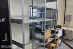Hyller i aluminium  Selges samlet