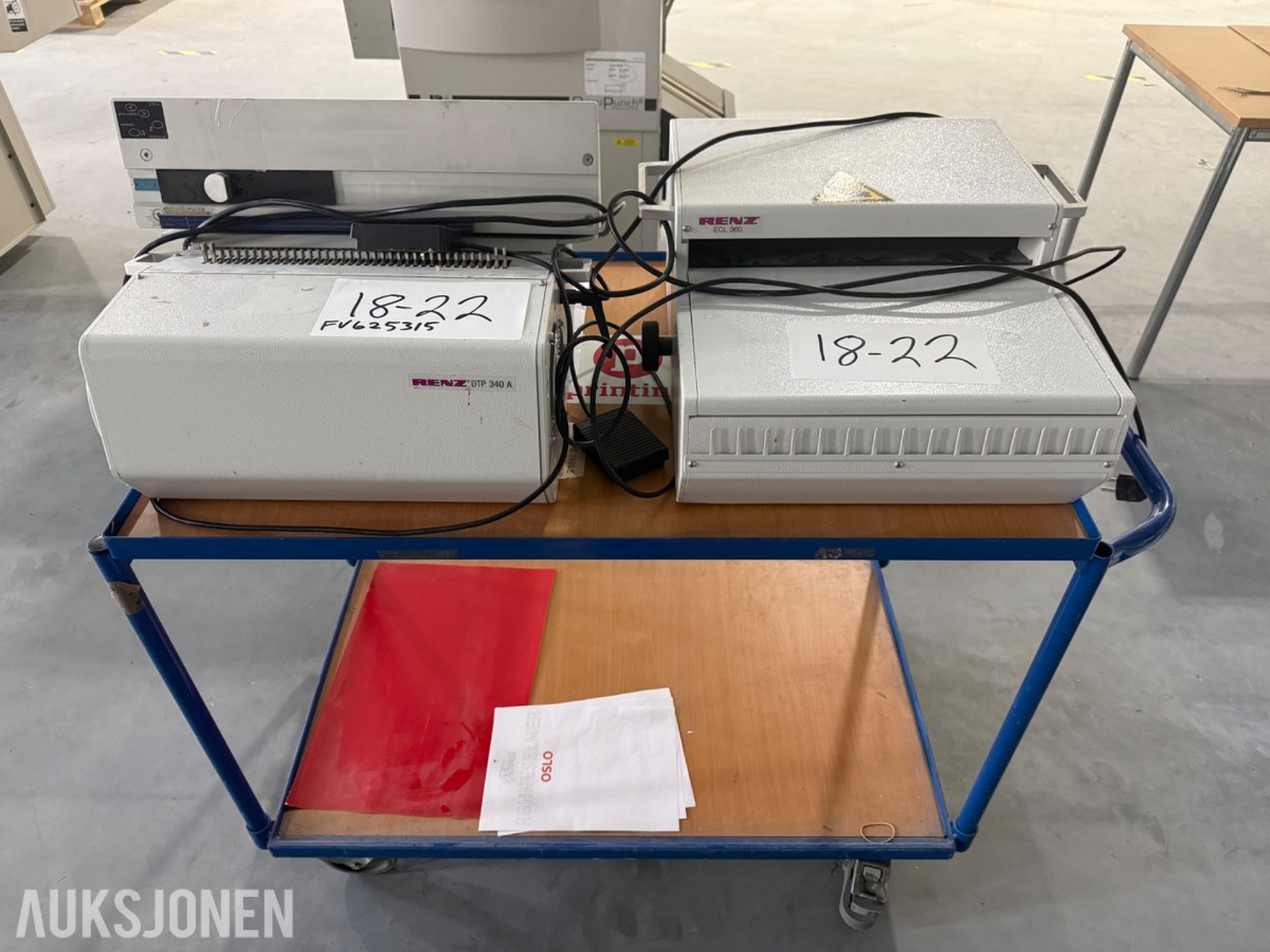 2004 Renz DTP 340A & ECL 360 Innbindingsmaskiner
