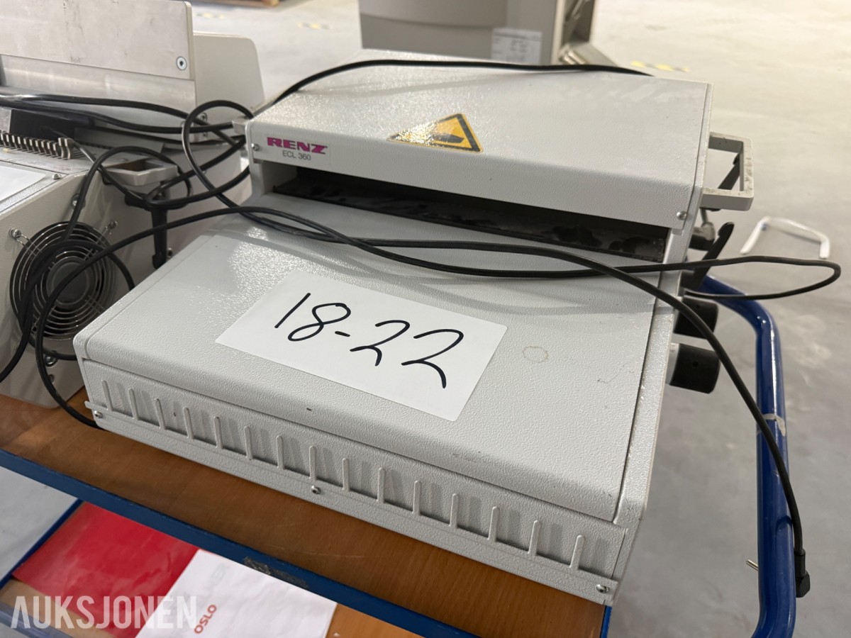 2004 Renz DTP 340A & ECL 360 Innbindingsmaskiner