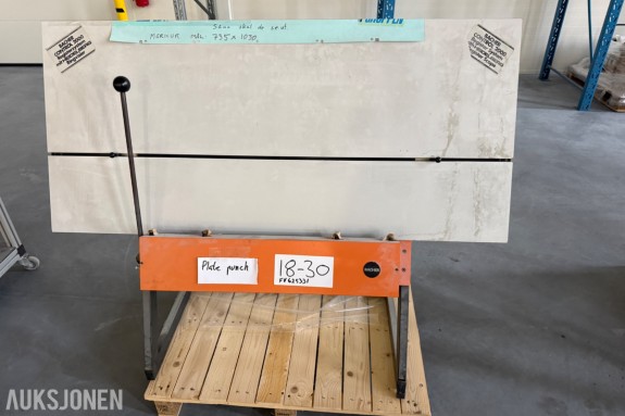 Bacher Control 2000 Plate Punch