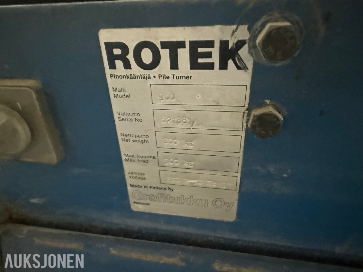 Rotek 900 Pallevender