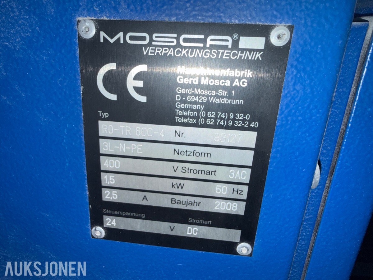 2008 Mosca RO-TR 400-4 Stroppemaskin