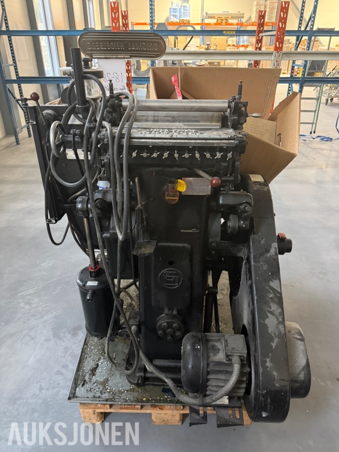Heidelberg Tiegel Vingepresse REP OBJEKT