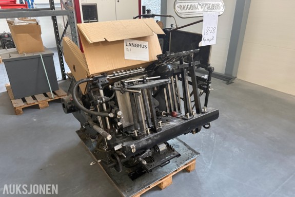 Heidelberg Tiegel Vingepresse REP OBJEKT