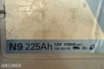 2 stk Varta N9 225ah Batterier 