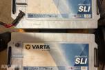 2 stk Varta N9 225ah Batterier 