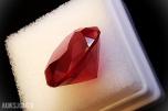 Nydelig Rubin Round Brilliant * 5.14 CT * med Sertifikat 