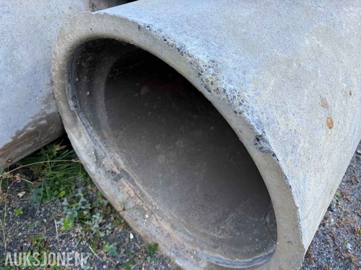 3 stk. betongrør Ø500 mm – 2,25 m lengde – overvann / drenering