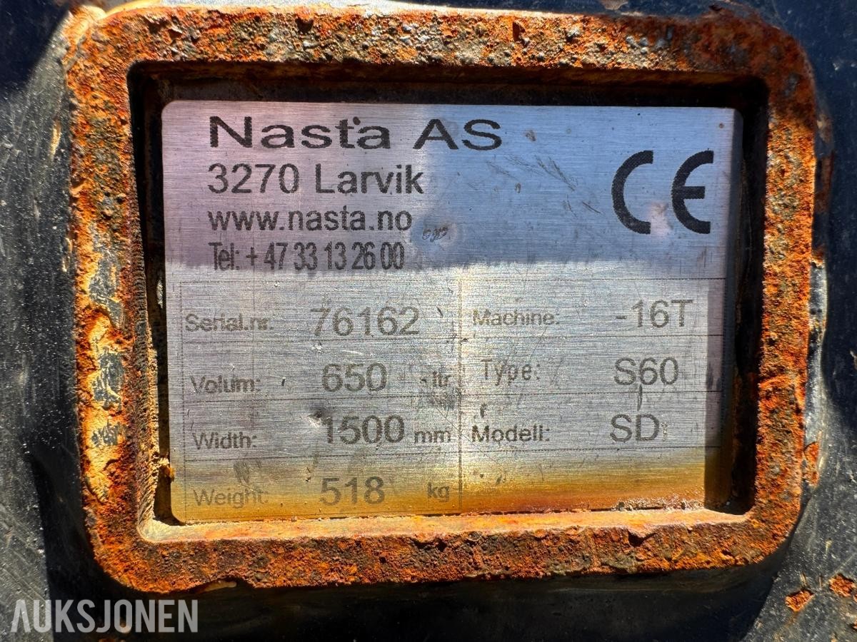 2024 Nasta SD Pusseskuff - S60 feste