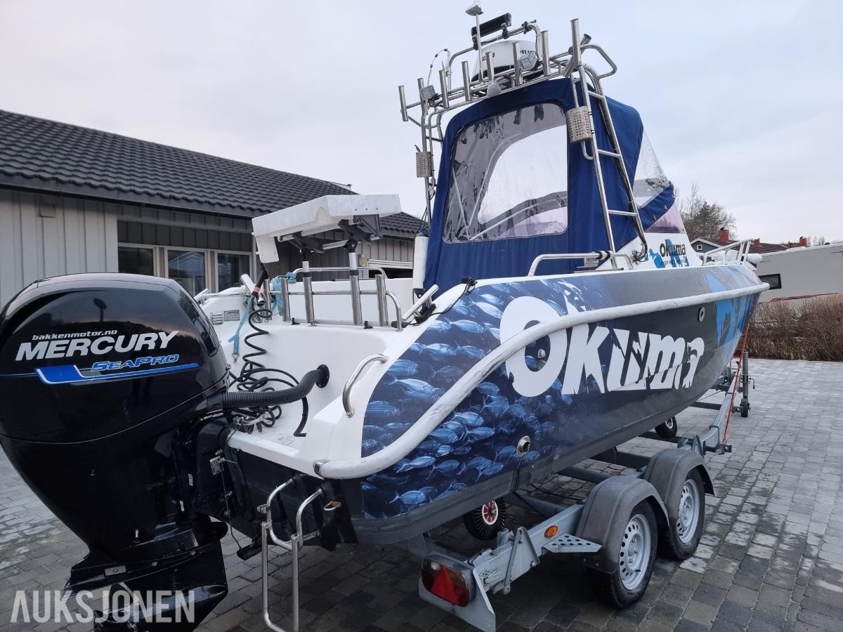 2001 Galia Galeon 660WA båt med Mercury Seapro motor - masse utstyr