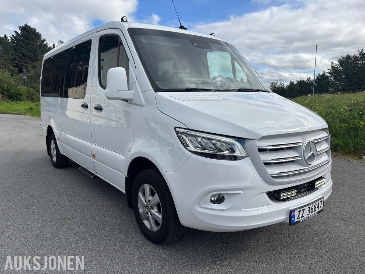 2024 Mercedes-Benz Sprinter Iles Automotive 317 CDI RWD - 9-seter - Automat - Webastok - 153803km - Rullestolrampe