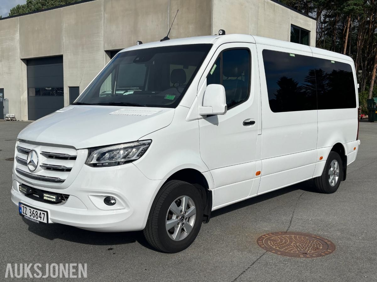 2024 Mercedes-Benz Sprinter Iles Automotive 317 CDI RWD - 9-seter - Automat - Webastok - 153803km - Rullestolrampe