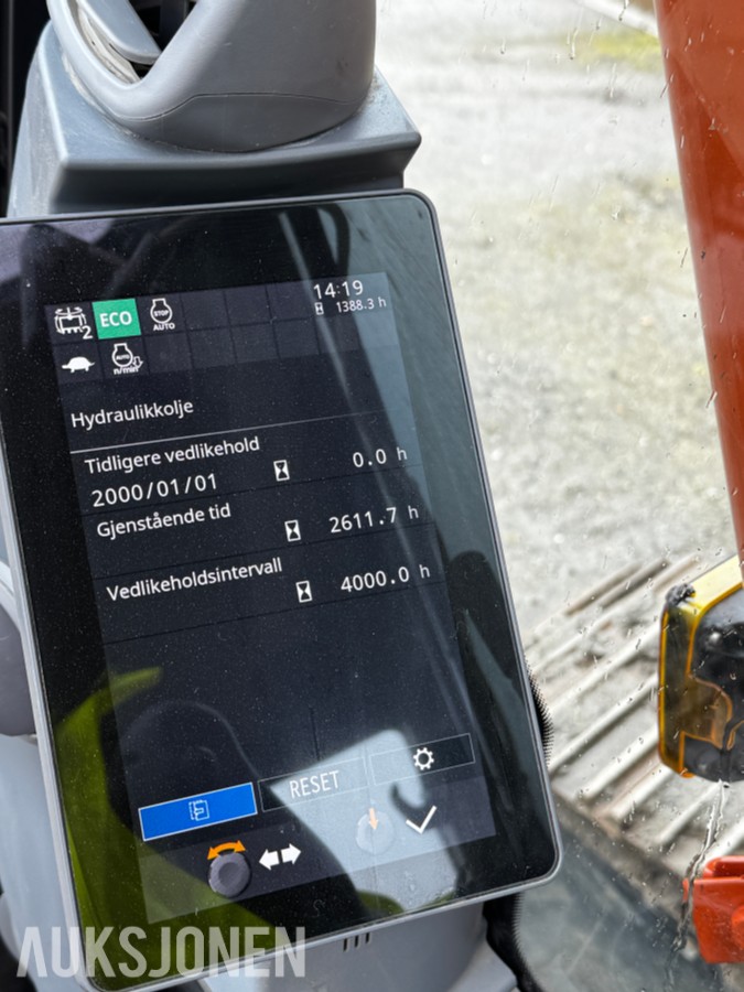 2023 Hitachi ZX135US-7 Gravemaskin - Gått 1388 timer - 3 skuffer - Rototilt - Sentralsmøring - Webasto - Sertifisert - Serviceavtale