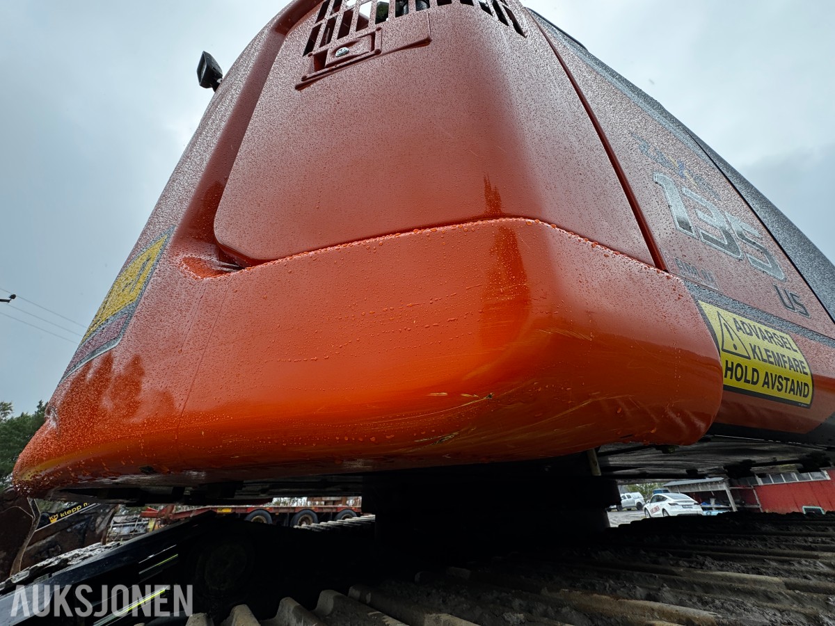 2023 Hitachi ZX135US-7 Gravemaskin - Gått 1388 timer - 3 skuffer - Rototilt - Sentralsmøring - Webasto - Sertifisert - Serviceavtale
