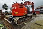 2023 Hitachi ZX135US-7 Gravemaskin - Gått 1388 timer - 3 skuffer - Rototilt - Sentralsmøring - Webasto - Sertifisert - Serviceavtale