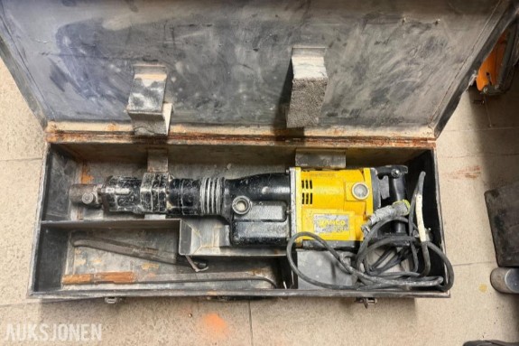 Kraftig elektrisk pigg-/meiselhammer, defekt - reparasjonsobjekt