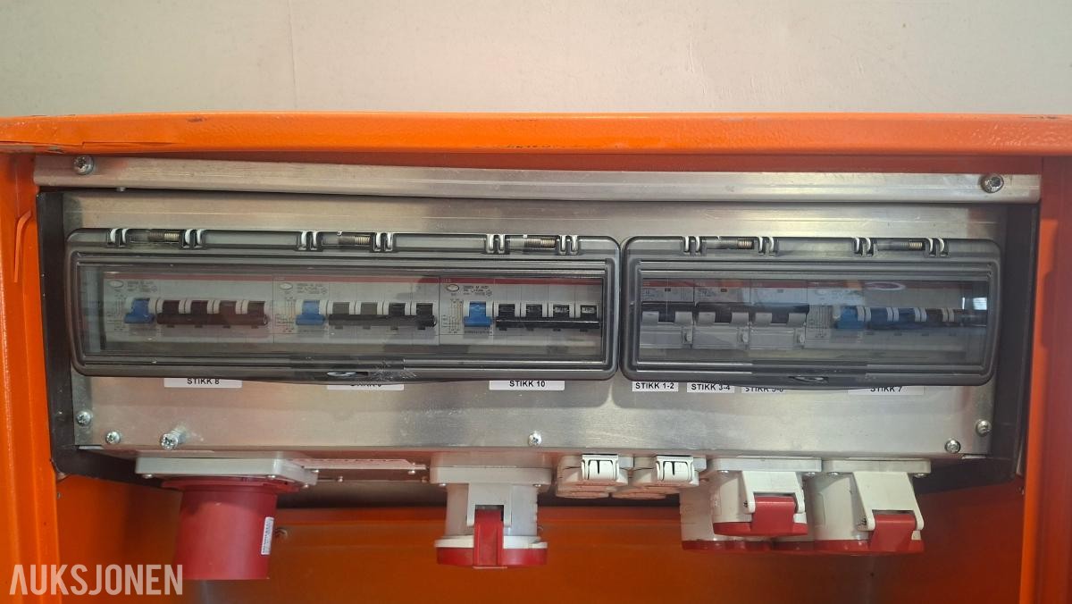 Byggestrømskap Satema 63A TN-S 400/230V