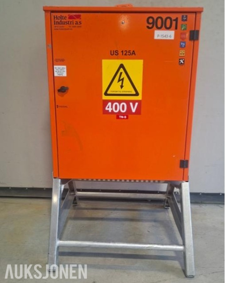 Byggestrømskap Holte Industri US125A 400V TN-S