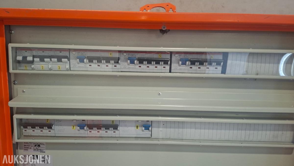 Byggestrømskap Holte Industri US125A 400V TN-S