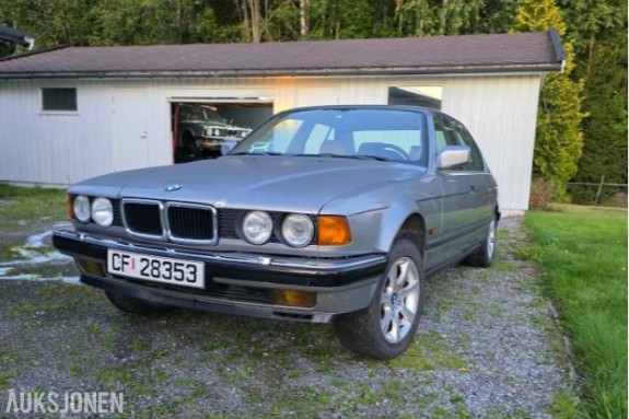 1988 BMW E32 750i 5.0 299hk Automat, Prosjekt - selges med deler