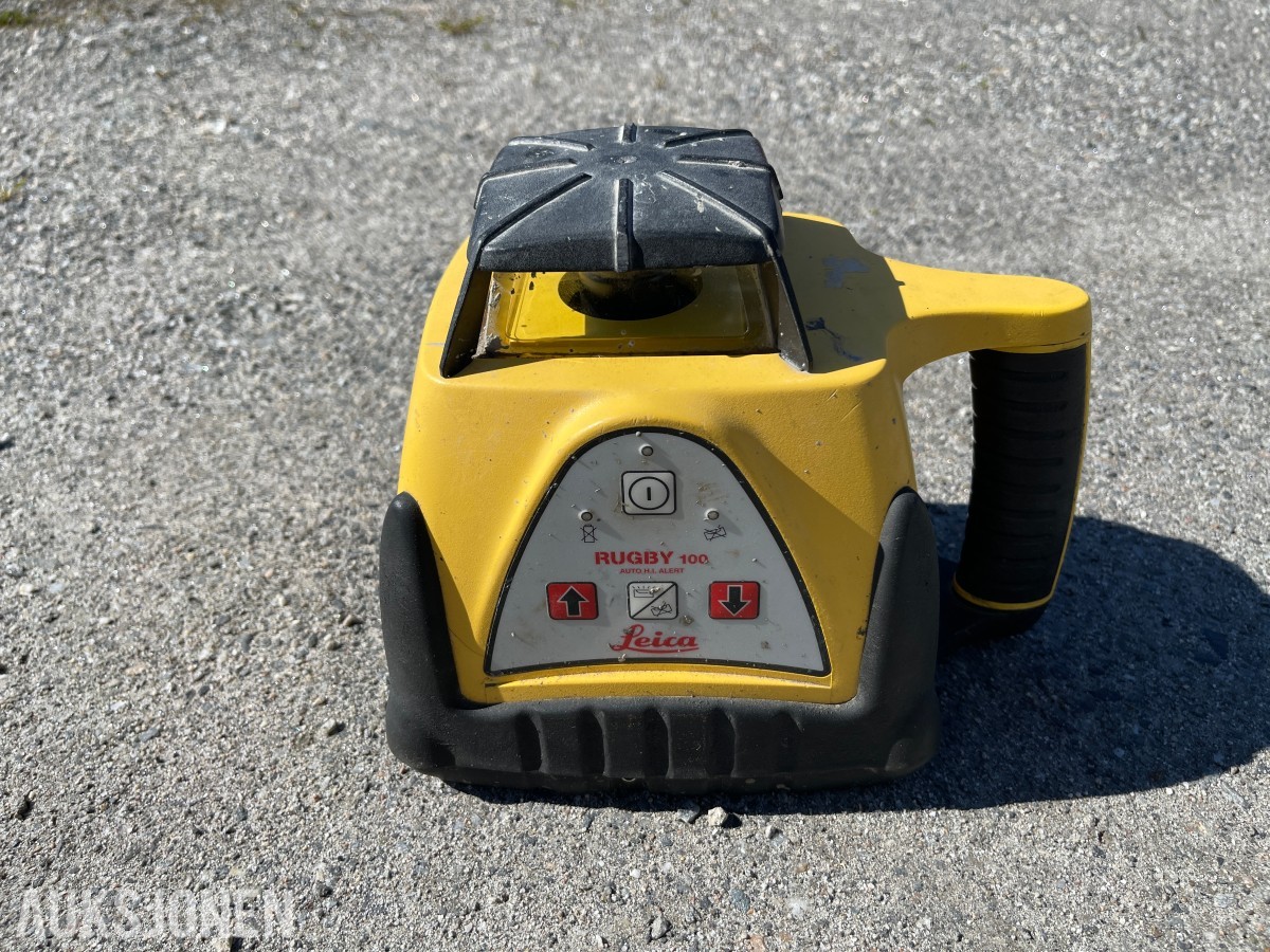 Leica laser / rotasjonslaser med koffert og tilbehør