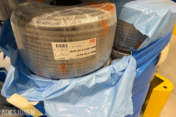 22 X PM FLEX 16 mm / 3G1,5 – 100 meter pr. rull