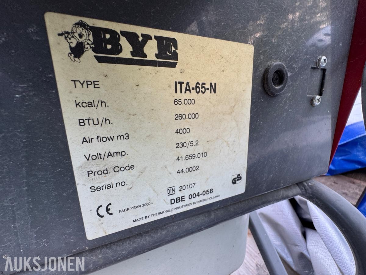 2000 BYE ITA-65-N varmekanon med termostat